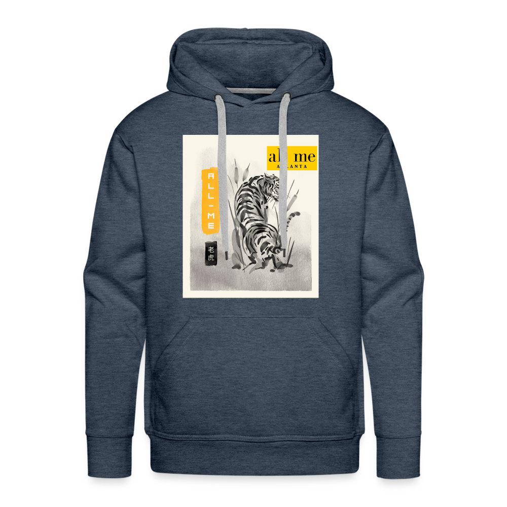 Men’s Premium Hoodie - heather denim