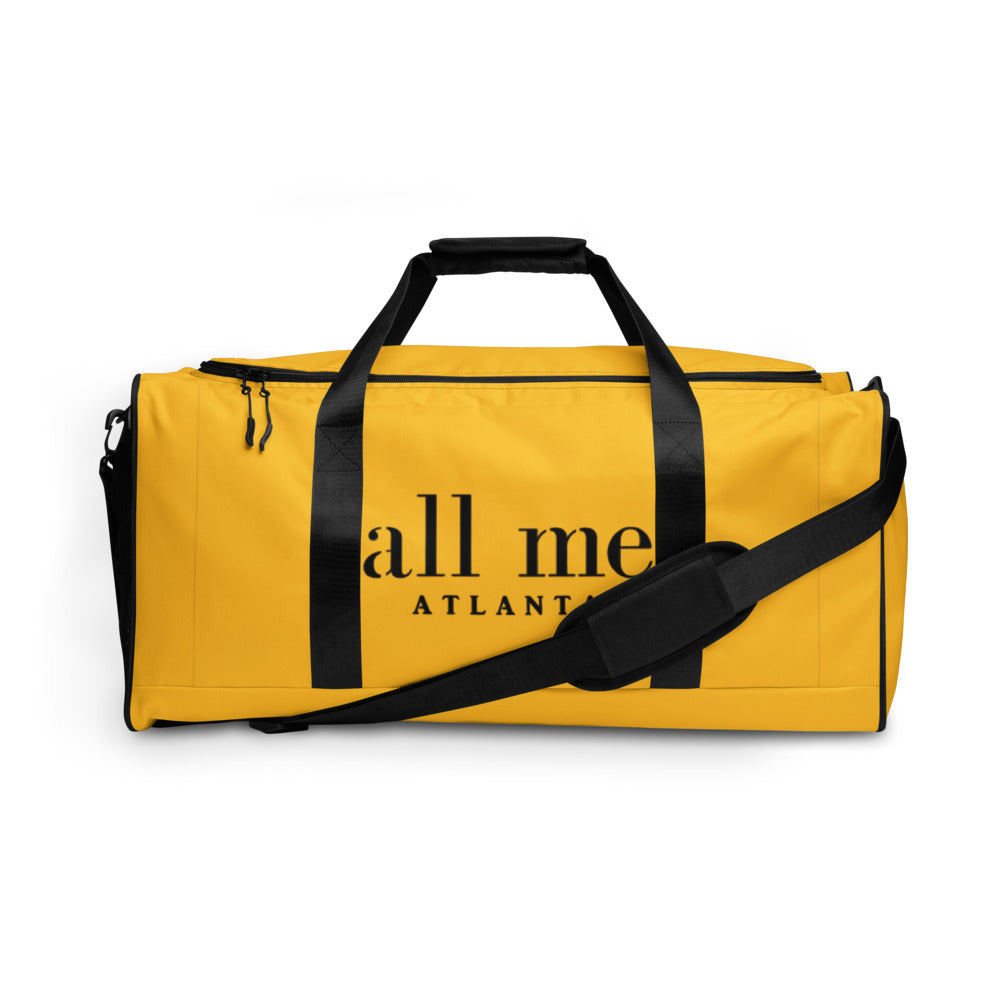 black & gold all me duffle bag