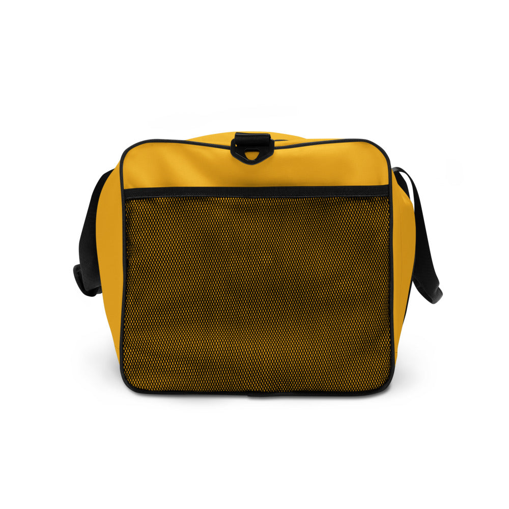 black & gold all me duffle bag