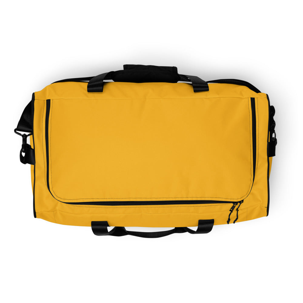 black & gold all me duffle bag